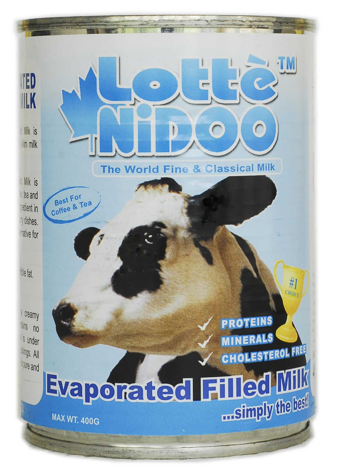 LotteNIdoo Evaporated Filled Milk - 400gram